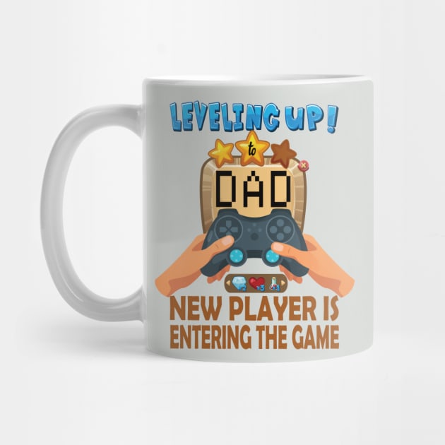 leveling up to dad ..New Player is entering the game father's day gift by DODG99